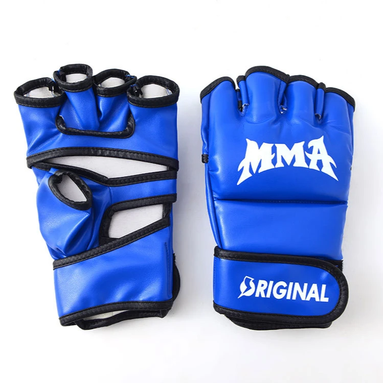 

2 шт./лот новые ручные боксерские тренировочные перчатки для MMA Focus, варежки, карате, Муай Тай, кикбойцы, синие, красные, черные