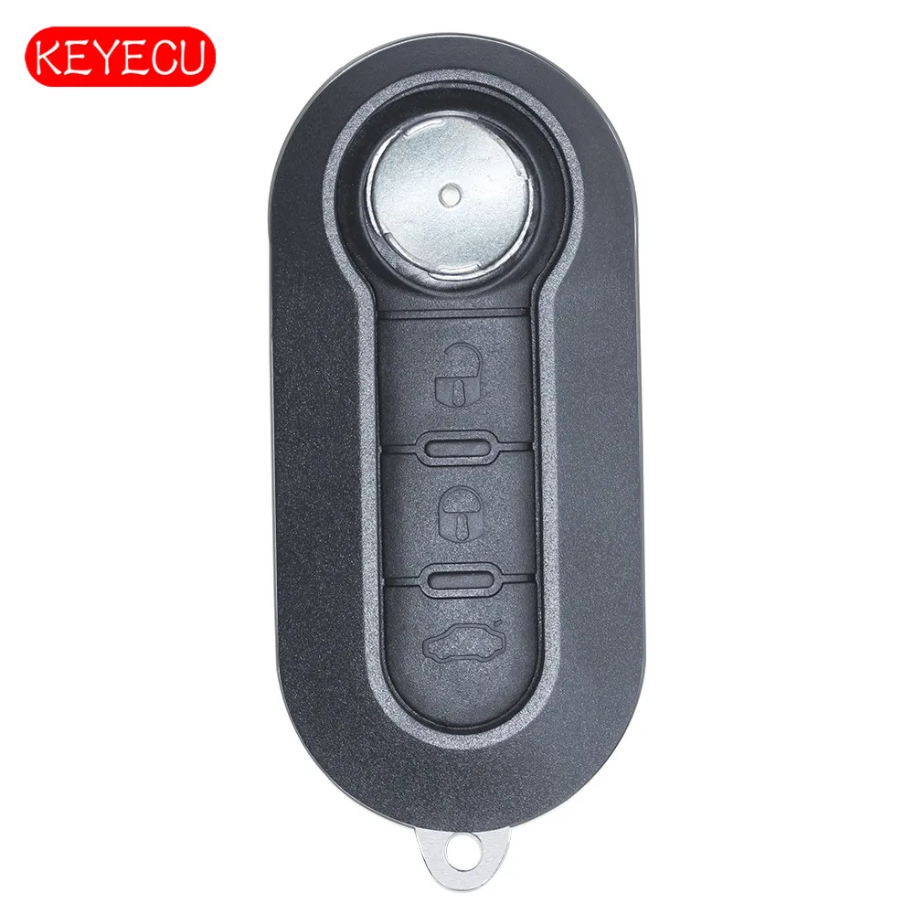 Keyecu дистанционный брелок 3 кнопки 433 МГц ID46 для Fiat 500L Bravo Ducato 500L MPV(2010-настоящее время) 300