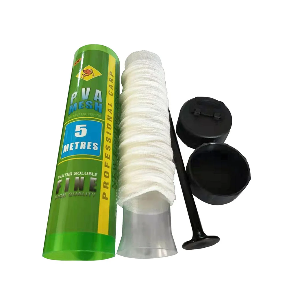 5 м поливинилхлоридная растворимая узкая рыболовная сеть для заправки мешок
