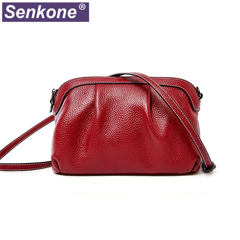 

Female Messenger Bags Ladies Women 100% Genuine Leather Small Shoulder Bag Sac A Main Fashion Crossbody Bags Mini Women Bag