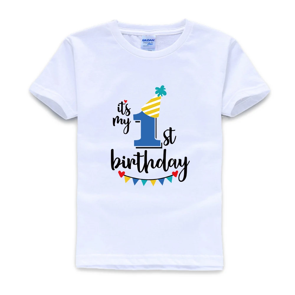 Футболка для мальчиков It's My First Birthday Детская футболка размер на