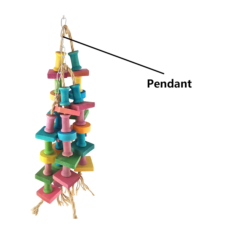 Птица игрушка клетка для попугая Ара Жевательная шлифовальная Домашние животные