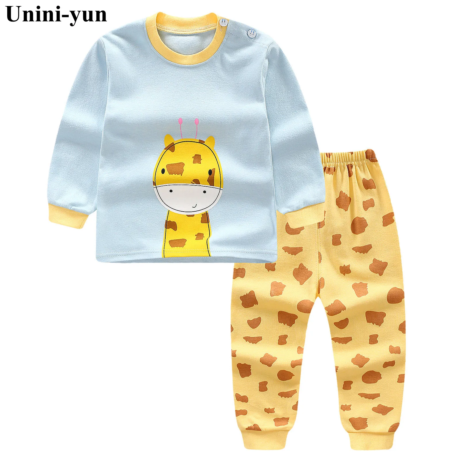 Комплект для девочек с принтом совы детская одежда топ и леггинсы брендовая