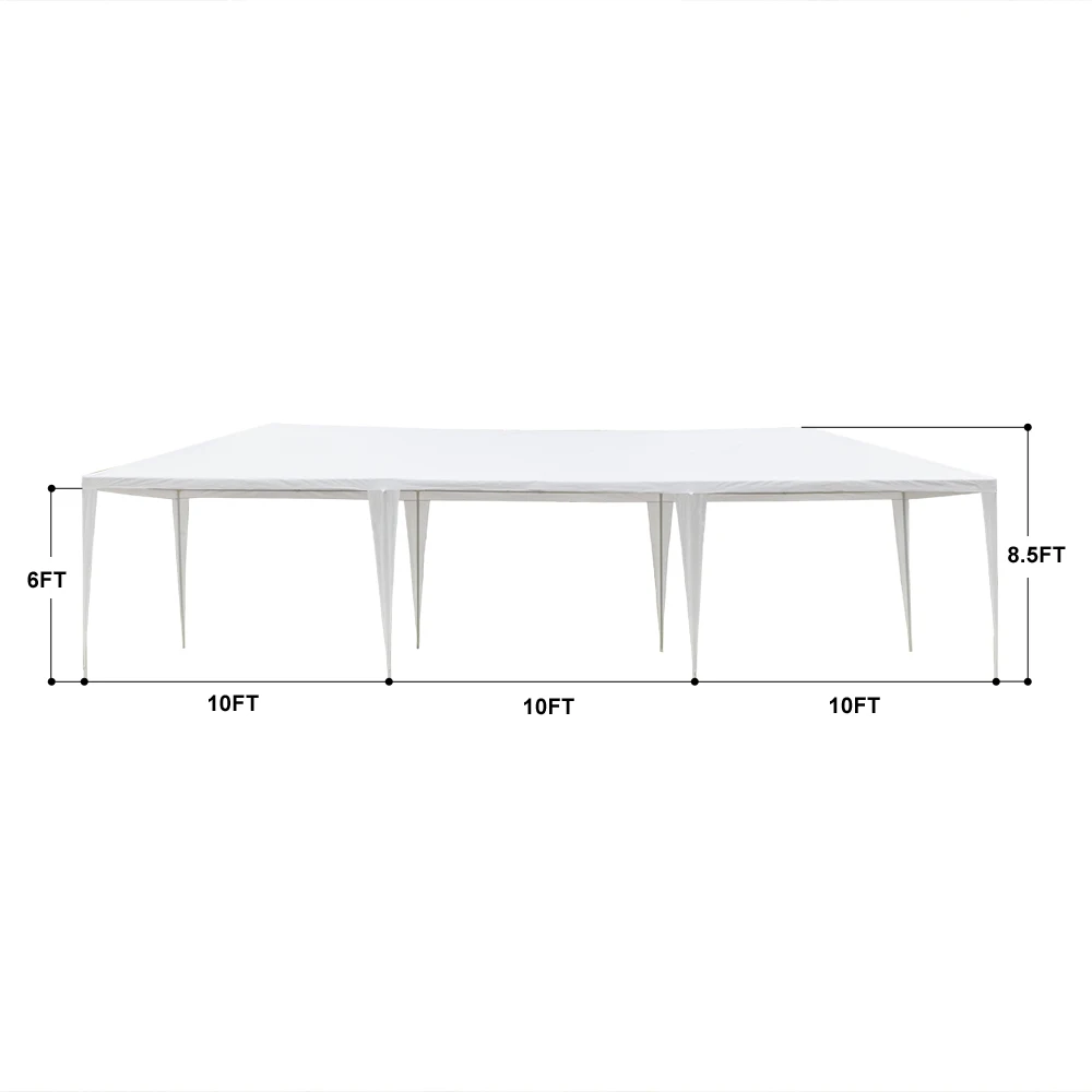 SKU37527211-tienda de campa&ntilde;a de 3x9m con ocho lados, dos puertas, para fiestas, bodas, jard&iacute;n, impermeable, para eventos-1