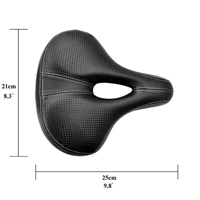 

2021 New MTB Bike Bicycle Saddle Rail Hollow Breathable Absorption Rainproof Soft Memory Sponge Casual Off-Road Cycling Seat