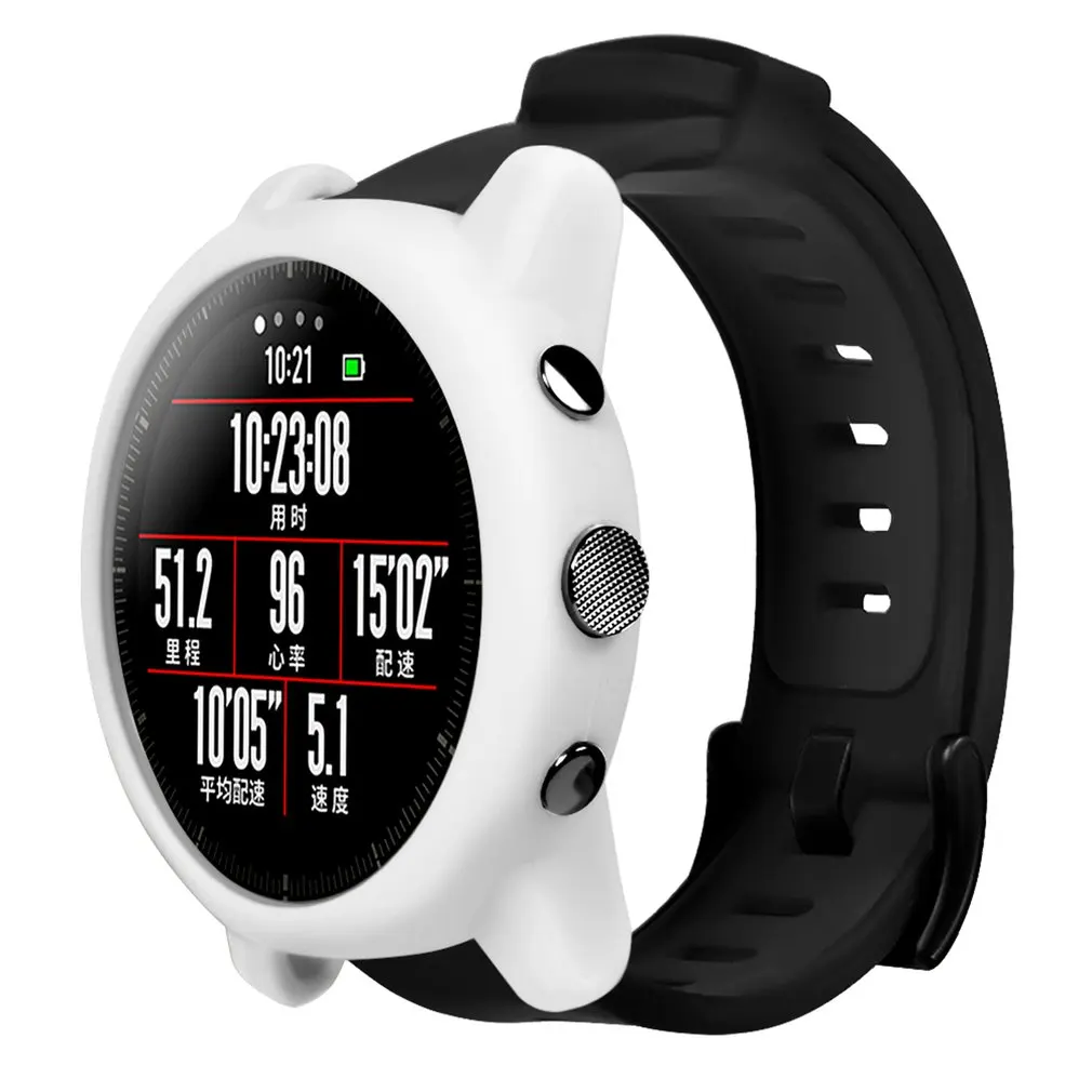 Защитный силиконовый чехол для наручных часов Amazfit Stratos 2 новинка высокое