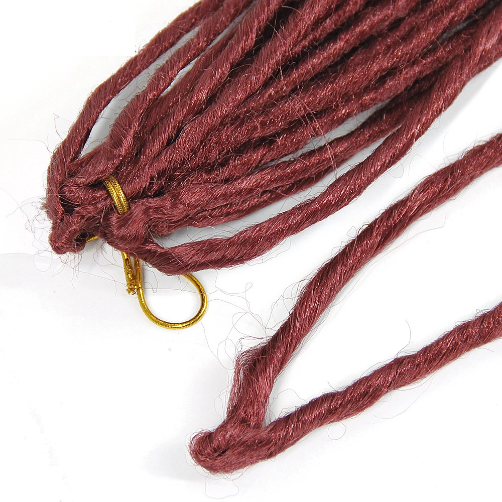 Из искусственных волос дреды коллекции в африканском стиле плетение блондинка