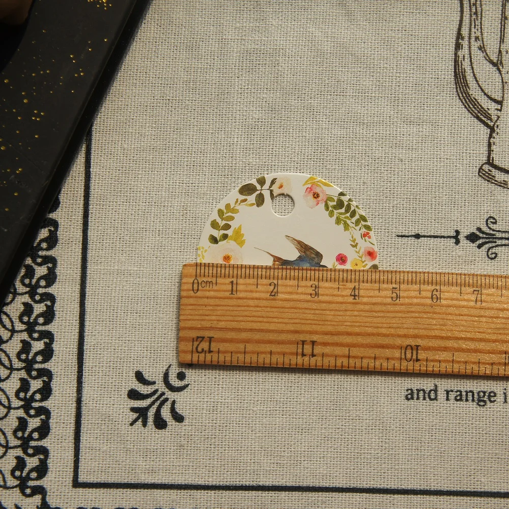 50 шт. бумажные этикетки Ласточка-роза | Дом и сад