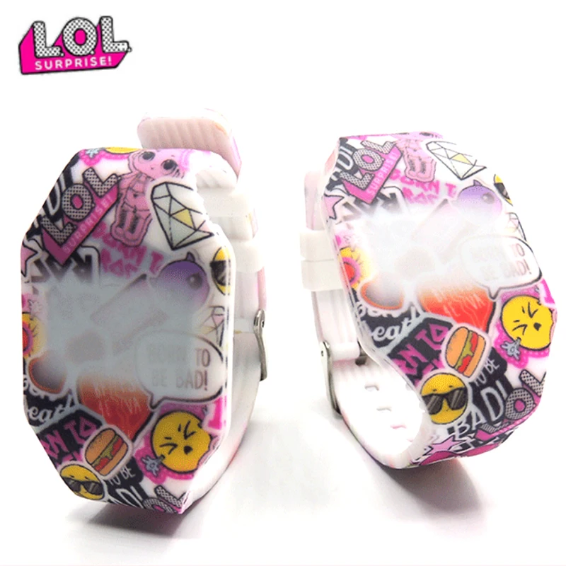 Часы LOL surprise dolls светодиодный дисплей оригинальные часы lol с силикагелем сюрприз