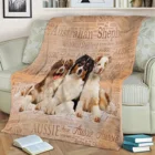 Австралийская овчалка, фланелевое одеяло с 3D принтом, сохраняющее тепло диван, детское одеяло, домашний декор, текстиль, подарок для семьи мечты
