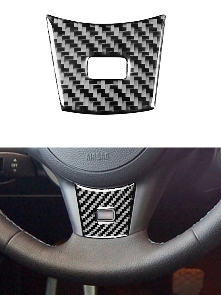 

(Универсальные) 1 шт. внутренние наклейки на руль из углеродного волокна, декоративные автомобильные аксессуары для BMW 6 серии M6 2004-2010