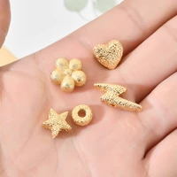 10pcslots flower charms for jewelry making bulk charms pendant diy choker necklace bracelet accessories copper metal