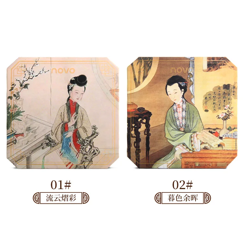 Галактика палитра теней для век мерцающие матовые тени для век алмазные тени для век порошок пигмент китайский стиль косметика