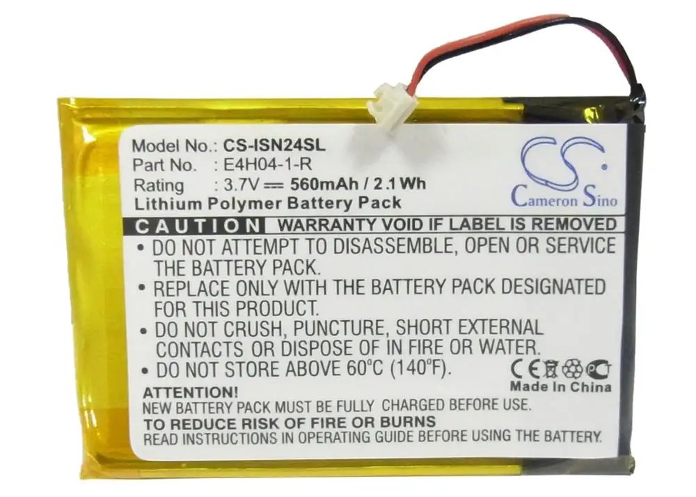 Аккумулятор для Insignia e4h04 1 r 560 mAh/2.07wh mp3 mp4 PMP|Батареи MP3/MP4 плееров| |