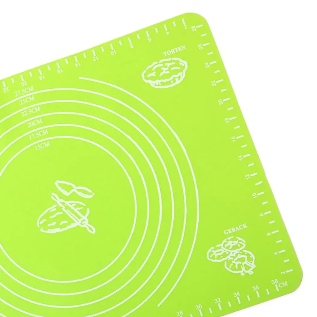 

Cake Mat 1 pc Super Big 50*40cm Non-stick Knead Dough lace Rolling Silicone Baking Mat Cutting Fondant Pastry Sheet Pastry