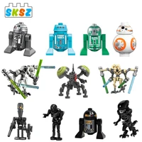 space series wars action figures r2 d2 b2 robot warrior movie figures model children toys building blocks anime figure gifts kid