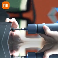 mi original mijia hoto straight handle electric screwdriver 3 speed torque rechargeable with stroage box led light 12 long bits