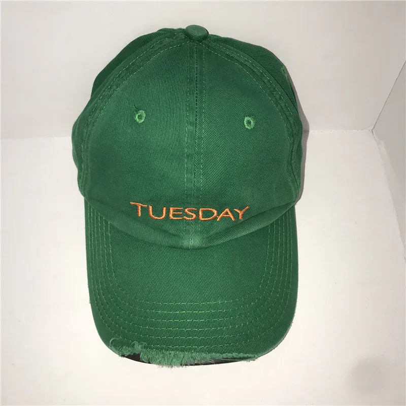 

Vetements Hat Men Women best quality Vetements Monday To Sunday Baseball Cap Distress Vetements Denim Caps