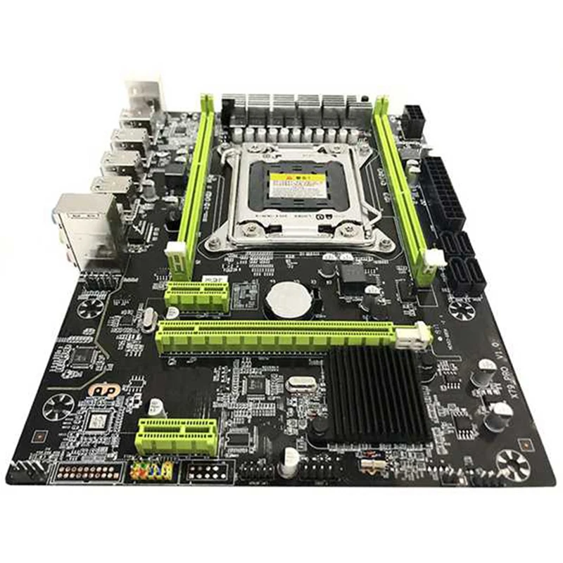 Комплект материнской платы X79 с Xeon LGA2011 E5 2640 2X8GB = 16GB 1600MHz DDR3 память ECC REG|Материнские