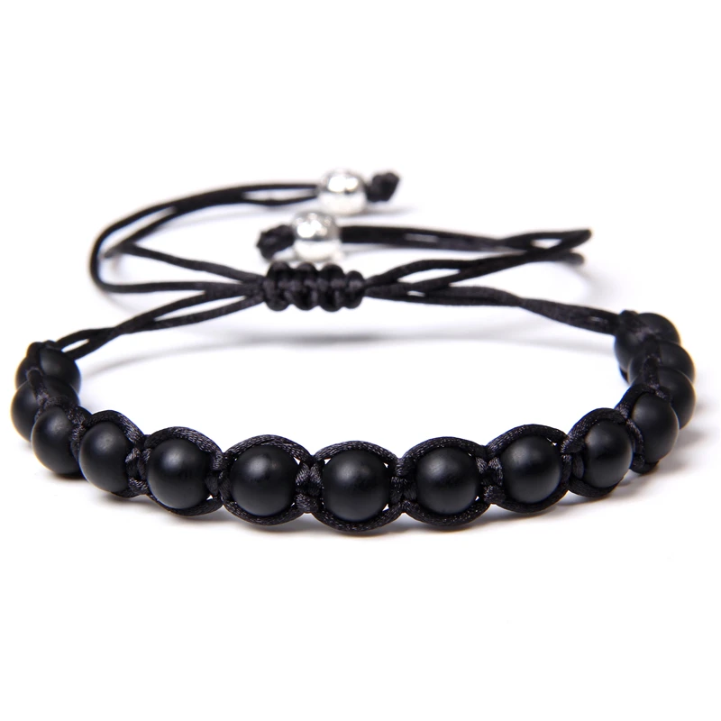 Винтажные мужские браслеты плетеный браслет ручной работы из полированного