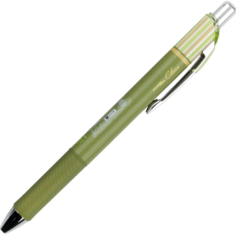 Винтажный выпуск! Японская гелевая ручка Pentel EnerGel Cafe De Clena 0 5 мм с черными
