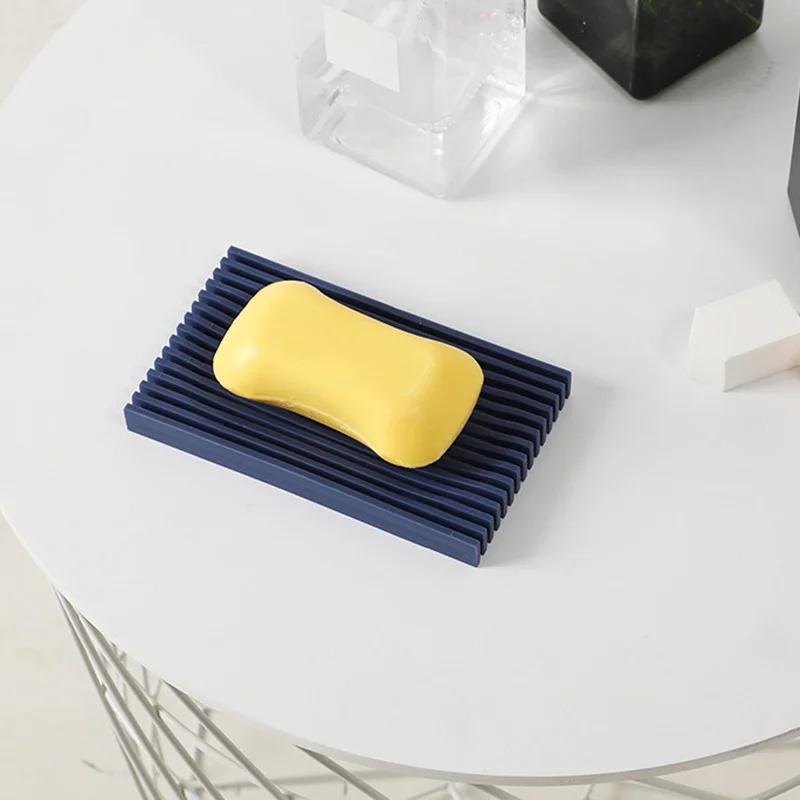 

Shower Soap Dish Premium Self Draining Bar Soap Holder for Shower Modern Soap Saver for Bathroom Flexible Soap Tray BDF9