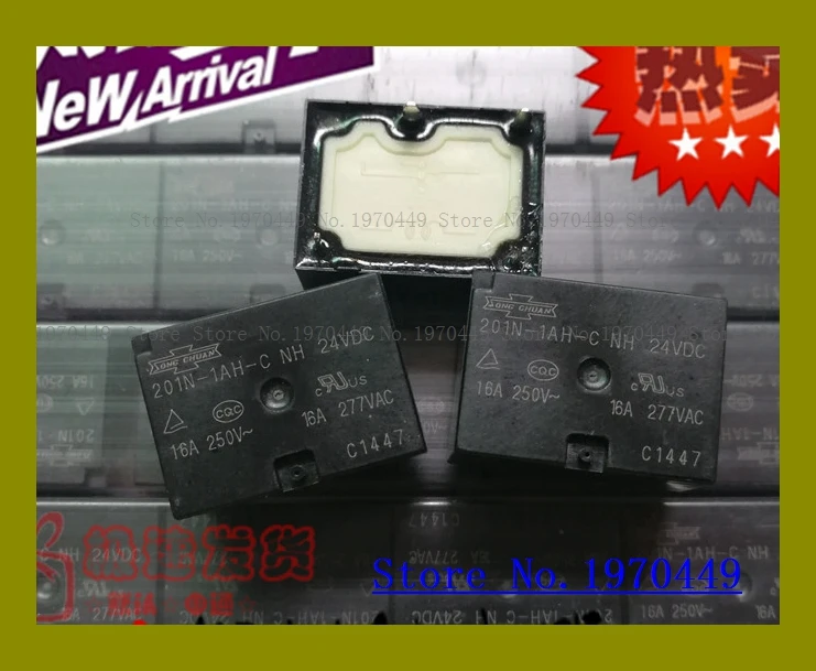 201N 1AH C HN 16A/250VAC 24VDC|Реле| |