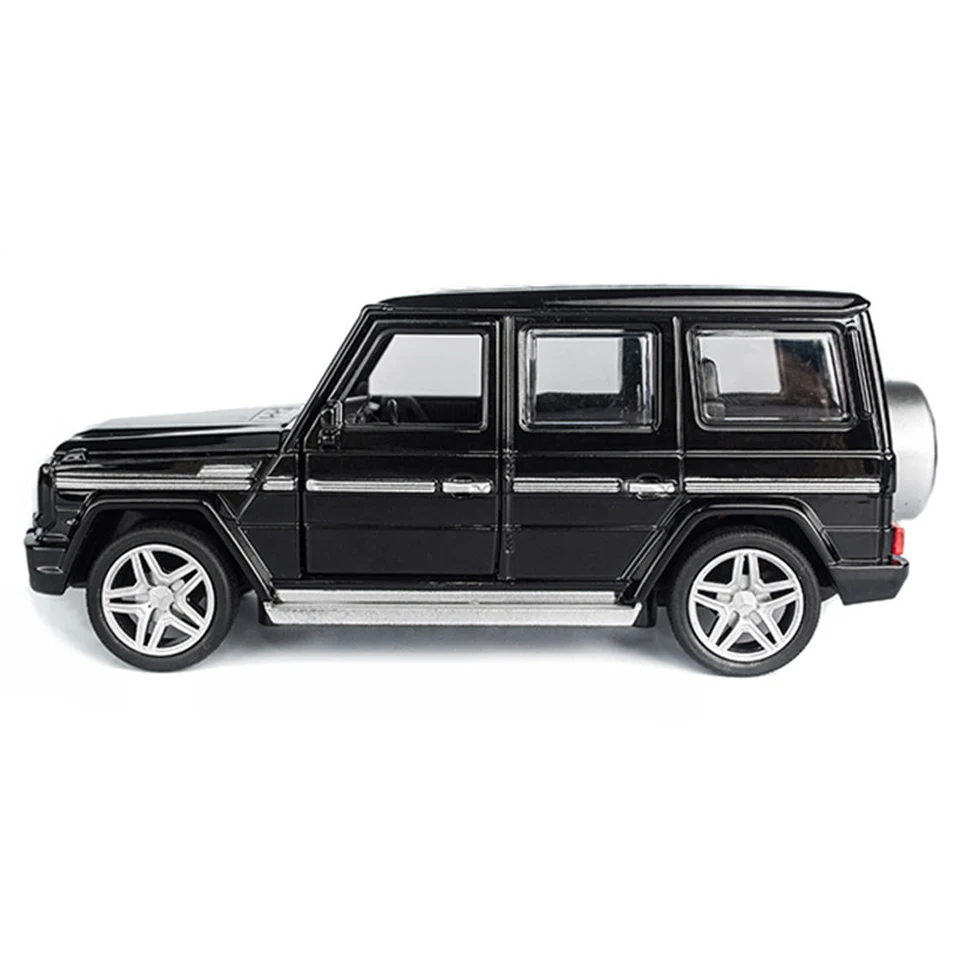 Горячая литая модель автомобиля G65 SUV 1:32, детские металлические игрушки, колеса, спортивный автомобиль, оттягивающийся, мигающий, для детей, на день рождения, рождественские подарки