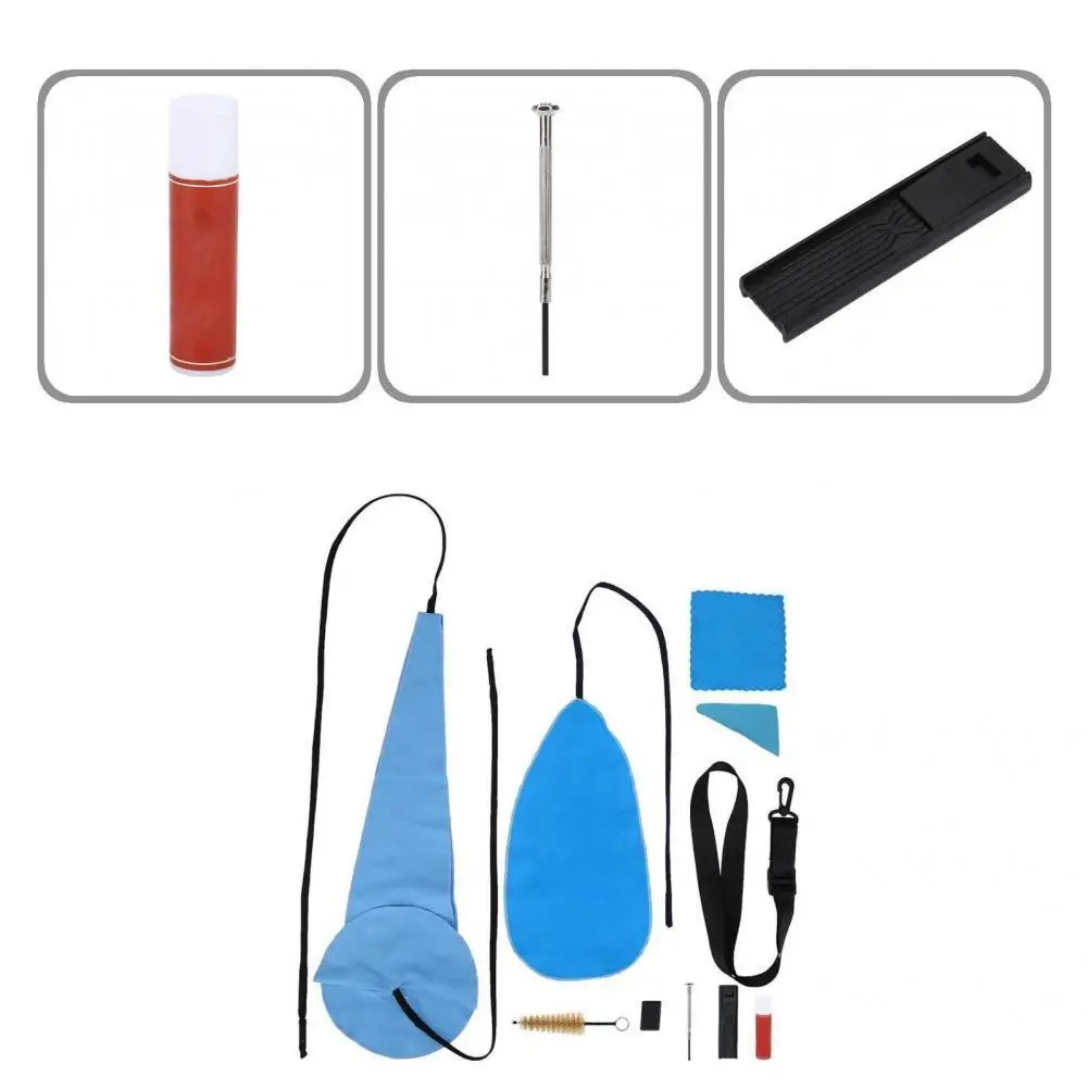 

Saxophone Cleaning Kit Portable Sax Clean Set Compact Water Absorption Cloth High Quality