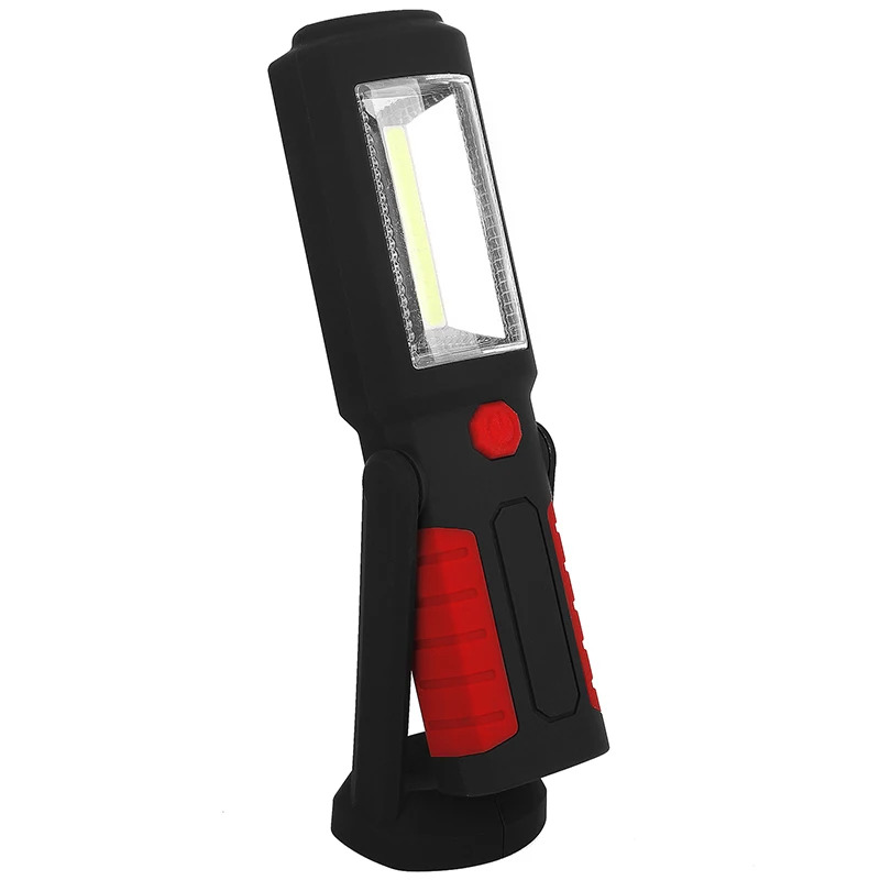 

Portable COB LED Lanterns Handheld ABS Flashlight Lamp 2 In 1 Waterproof Camping Magnetic Work Light Battery Emergency Torch