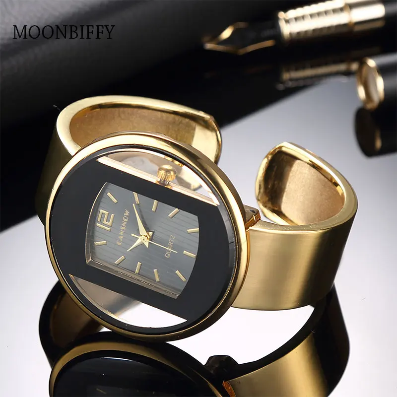 

Women Watches New Luxury Brand Bracelet Watch Gold Silver Dial Lady Dress Quartz Clock Hot Bayan Kol Saati