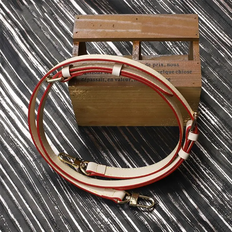 

Leather Replacement Shoulder Crossbody Bag Strap with Metal Buckles DIY Parts