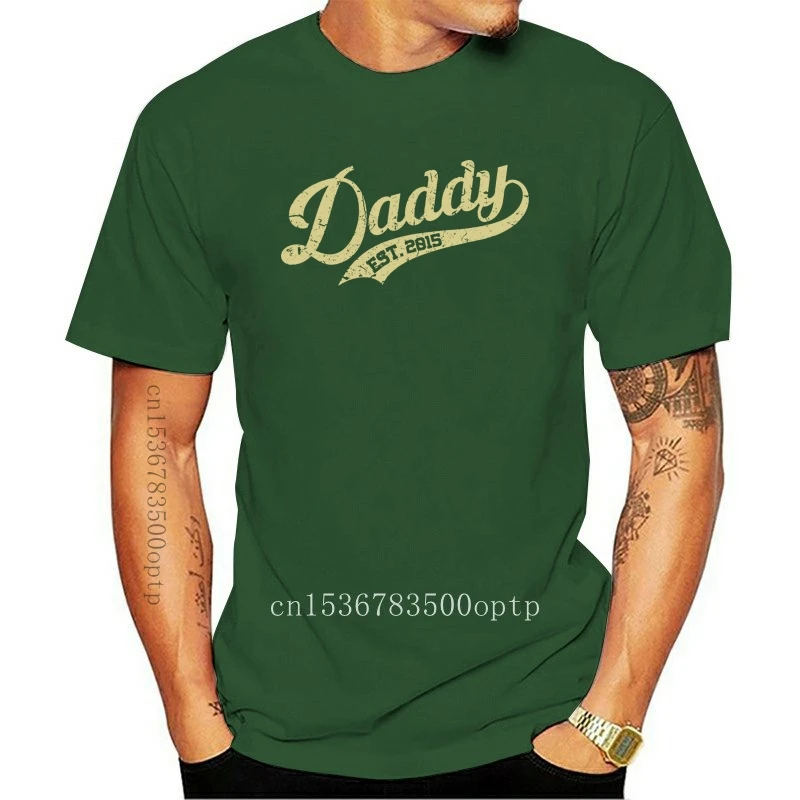 

New Daddy Est. 2021 Year Father'S Day Dad Retro Vintage Style Graphic T-Shirt M Xl 2Xl 8Xl Tee Shirt