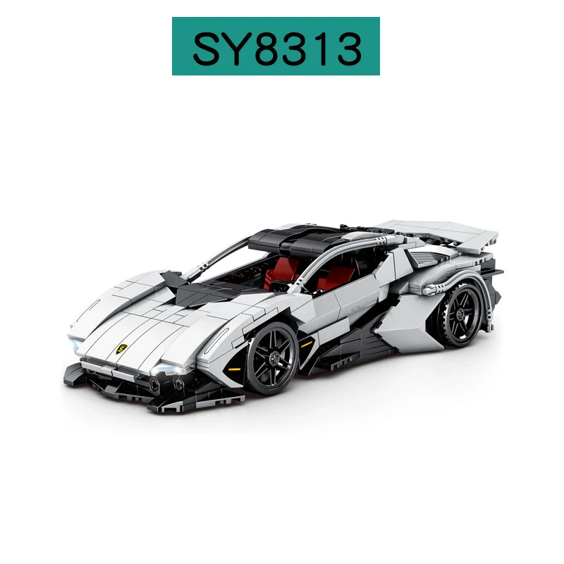 

684PCS Model Building Blocks Bricks Car Pull Back Ornaments Creative Puzzle Assembly Toys For Boys Kids Birthday Friend Gifts