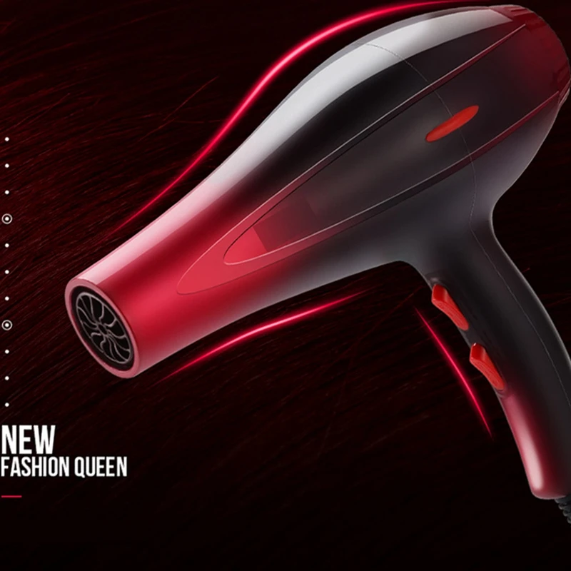 

Salon Hair Dryer Styler Large Power Hair Repairing Hair Volumizing Ion Air Blower Constant Temperature Quick Hair Dry Fan