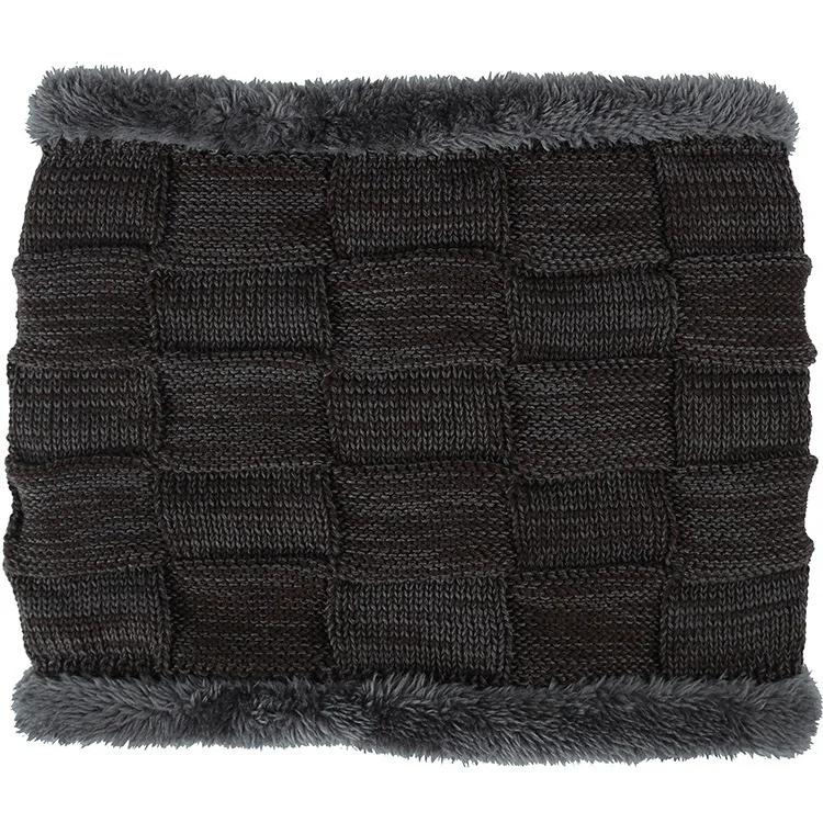 Зимняя шапочка-шарф skullies beanies мягкая теплая мешковатая шапка маска Gorros Зимние головные уборы для мужчин и женщин вязаная шапка