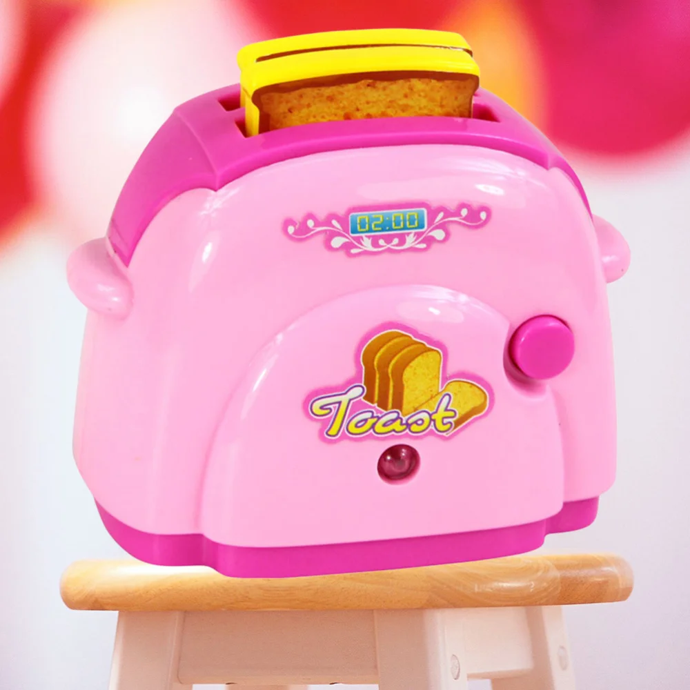

1PC Mini Simulation Bread Maker Small Appliances Kitchen Baker Machine without Battery for Children Kids (Random Color)