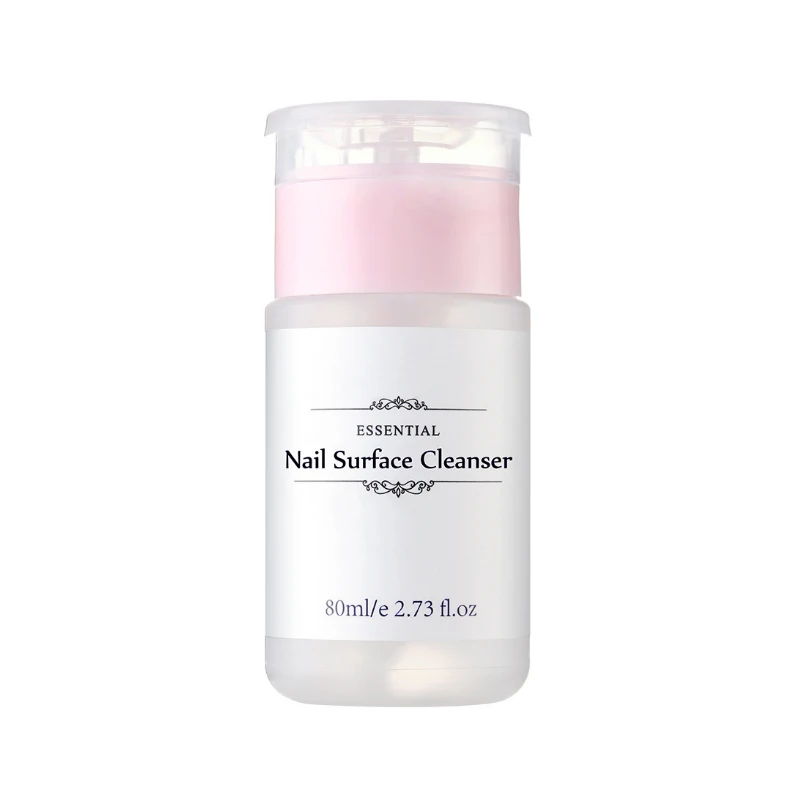 

1pc 80ml Nail Surface Cleanser Gel Polish Remover UV Gel Sticky Remover Liquid Enhance Shine Effect Cleanser Remover Tool
