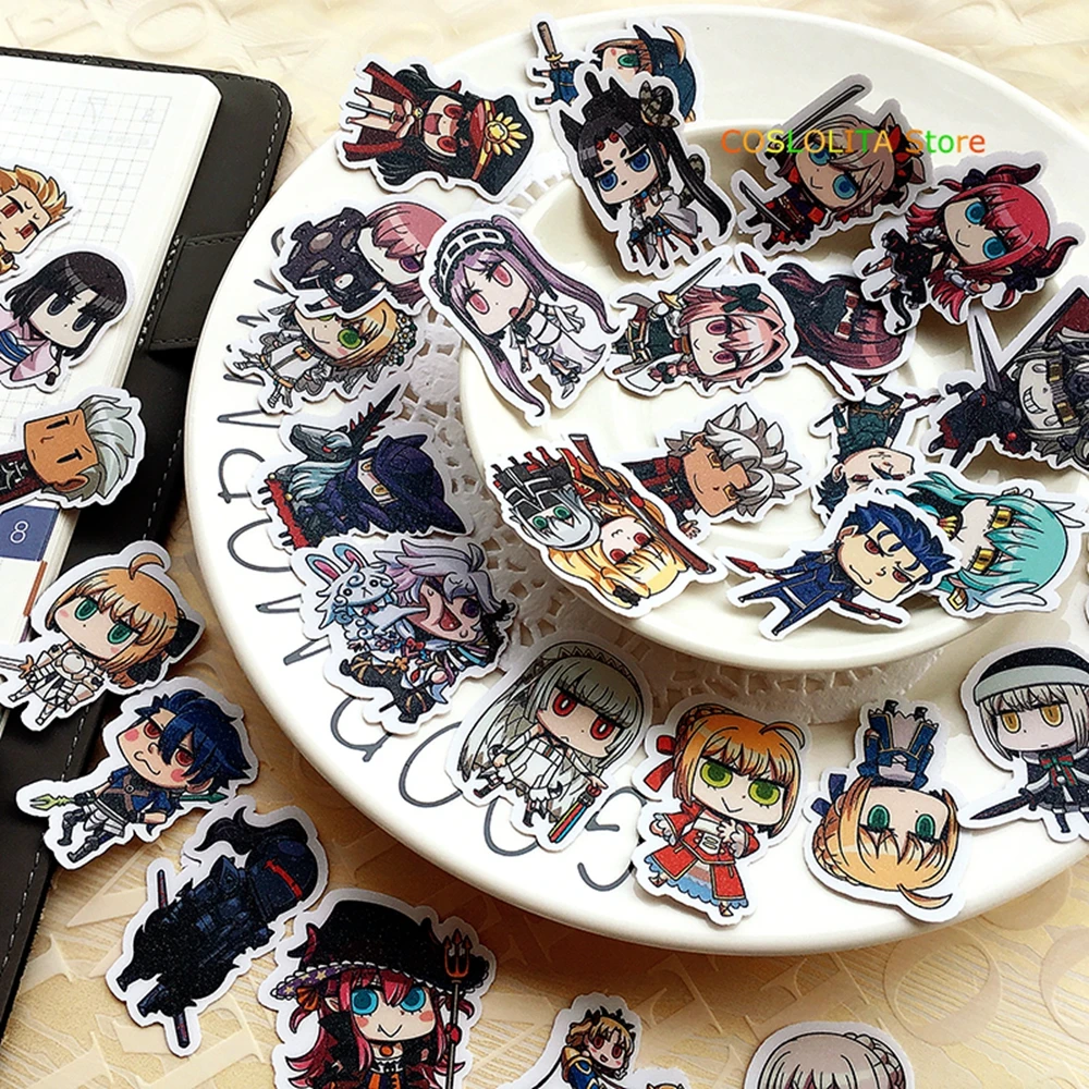 anime fategrand order fgo fujimaru ritsuka sticker family portrait motorcycle phone cartoon travel luggage adhesive sticker free global shipping