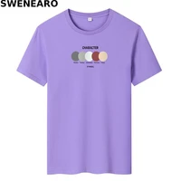 swenear new summer t shirt mens 100 pure cotton five ring printing t shirt mens casual o neck short sleeved brand t shirt