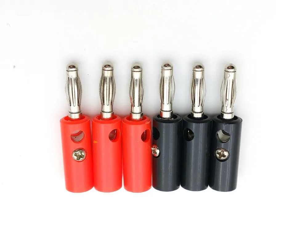 200 шт. высокое качество разъем типа &quotбанан&quot для 4 мм спикера|plug 4mm|plug bananaplug speaker |