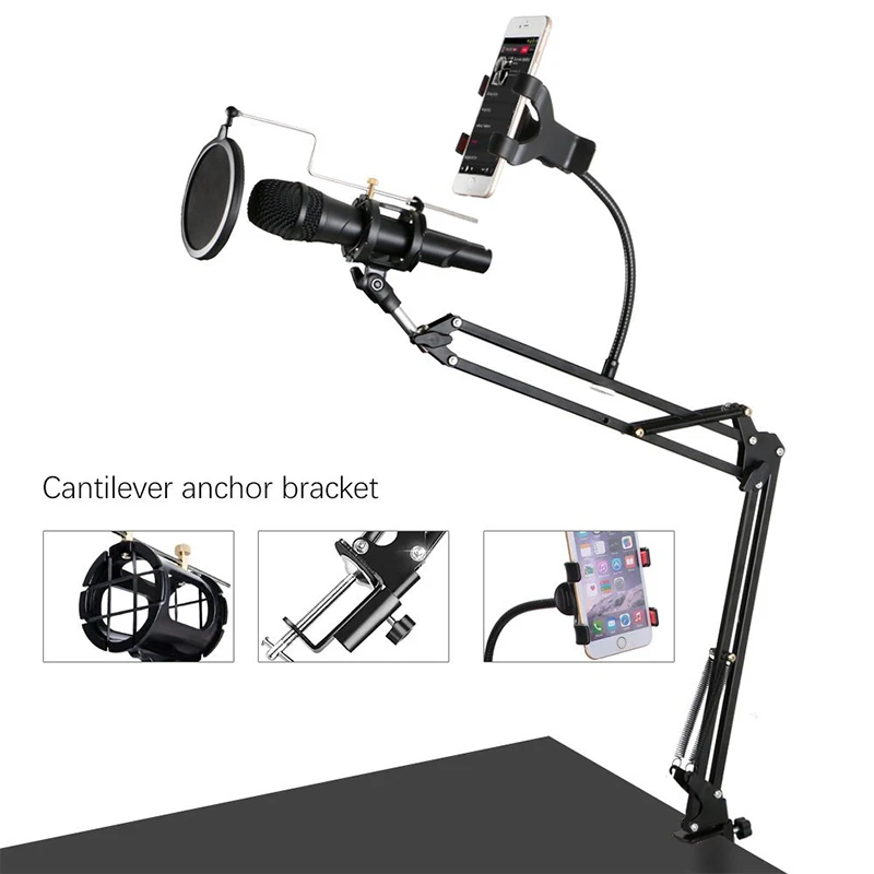 Подставка для микрофона подставка держатель стола подвеска ножничный зажим