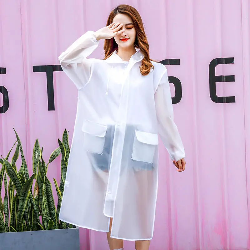 Женский дождевик с капюшоном плащ пончо для езды на велосипеде защитой от ветра