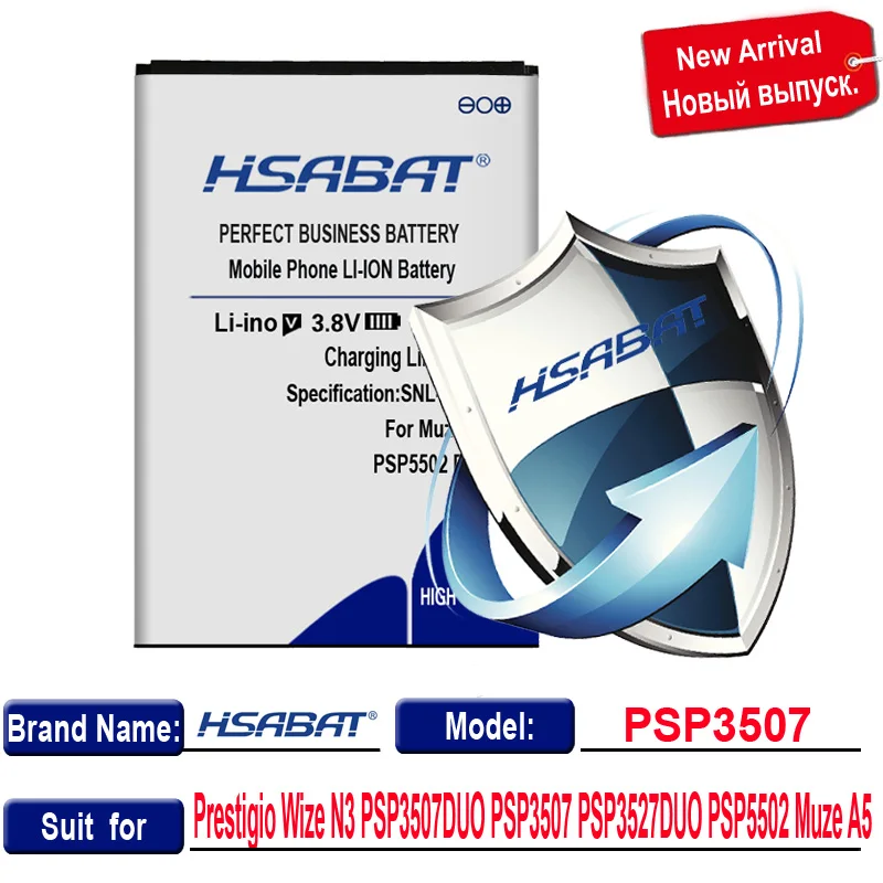 HSABAT Лидирующий бренд 4300mAh для Prestigio Wize N3 MultiPhone battery PSP5502 PSP3507 DUO Battery Muze A5|duo battery|battery