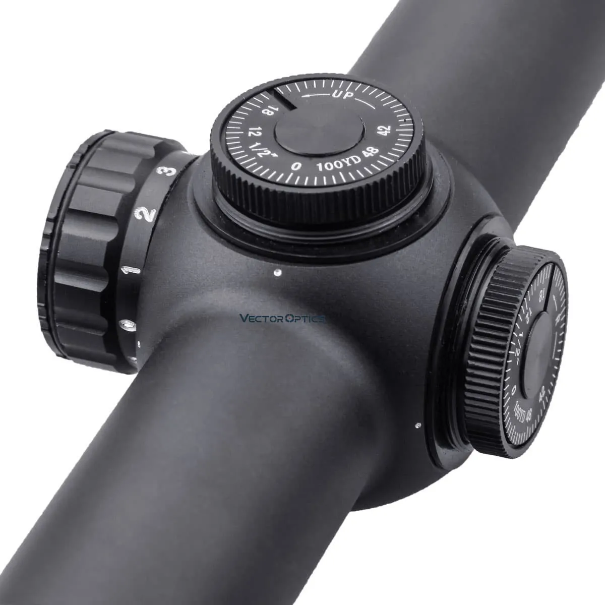 Vector Optics Arbiter 1-4x24 Hunting Riflescope Telescope Rifle Scope Center Red Dot Illumination w/ Mounts Tested.3006 AR15 AK
