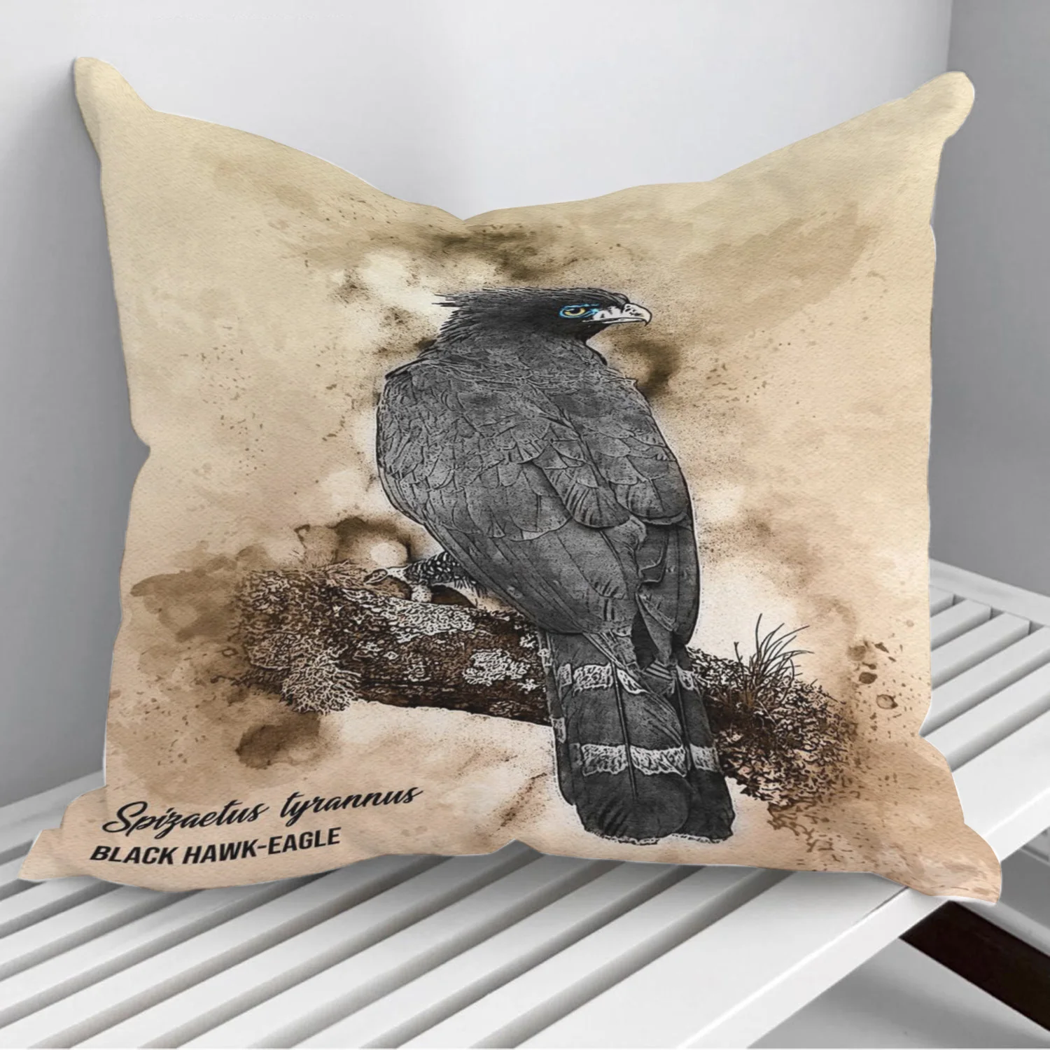 

Black hawk eagle Throw Pillows Cushion Cover On Sofa Home Decor 45*45cm 40*40cm Gift Pillowcase Cojines Dropshipping