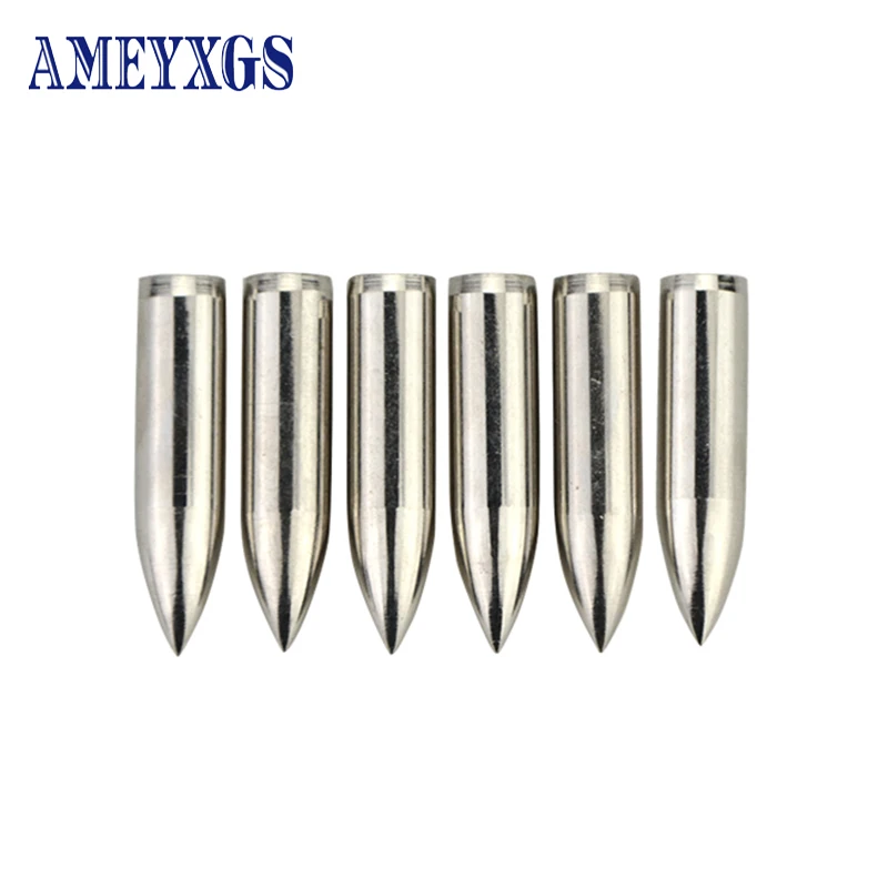 

20pcs 84 Grains Archery Arrowhead Target Points Stainless Steel Hunting Arrow Head ID 7.5mm Bow Crossbow Shooting Accessories