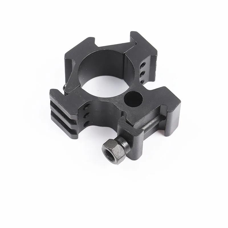 

25.4/30mm Fixture Three-sided Fishbone Sighting Mirror Guide Rail Tube Clamp M2M3 Inner Red Dot Sight Bracket