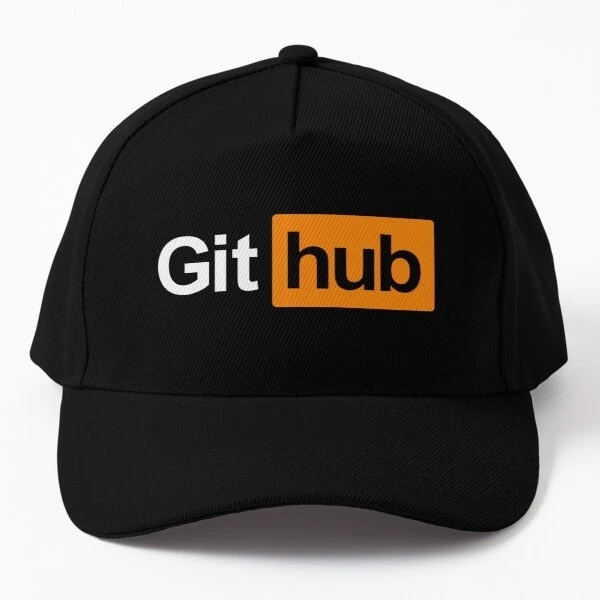 

Бейсболка Github, кепка, Женская Спортивная Кепка, Мужская кепка с принтом, Повседневная однотонная летняя рыболовная шляпа, черная Весенняя с...