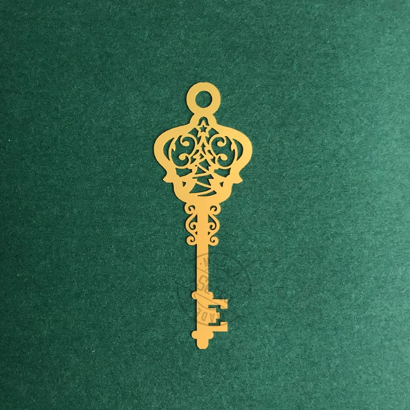 Металлические подвесные рождественские украшения в форме ключа металлическая